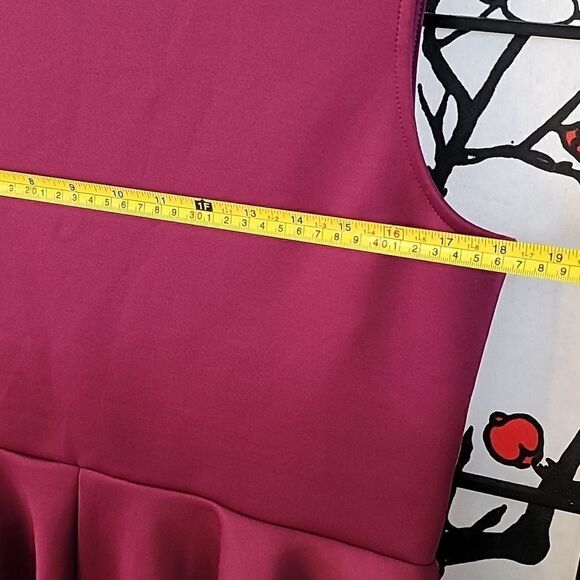 Fashion to Figure Plum Colored Pelum top - Picture 6 of 9